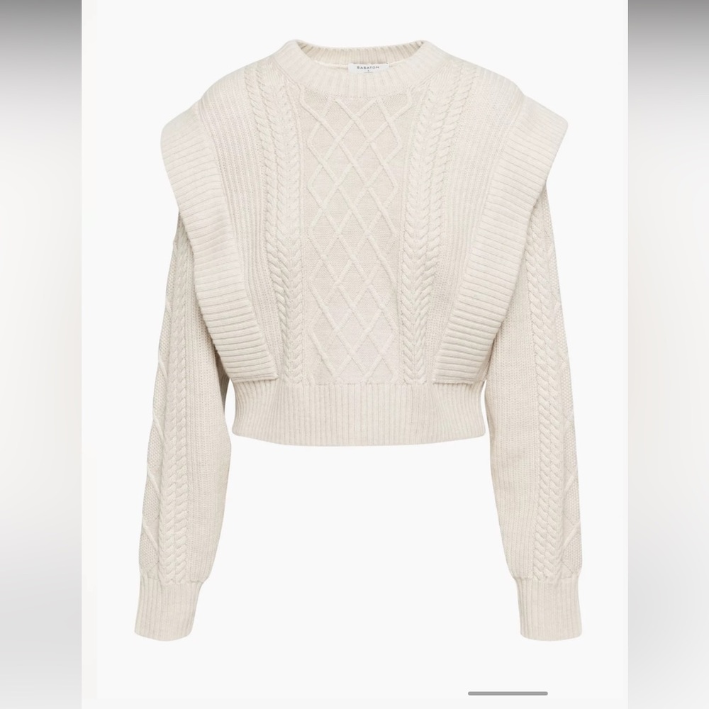Babaton Seek Sweater in Heather Birch